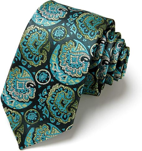 joy alice Paisley Ties for Men Formal Man's Tie Woven Neckties for Business Party Wedding in Kuwait