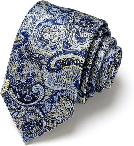 joy alice Paisley Ties for Men Formal Man's Tie Woven Neckties for Business Party Wedding in Kuwait