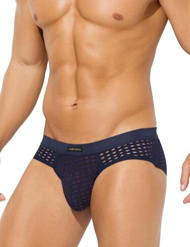 Casey Kevin Men's Mesh Briefs Breathable See Through Fishnet Underwear Low Rise Sexy Panties for Men in Saudi Arabia