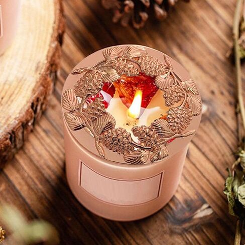 Yajuyi Candle Lid Topper Candle Accessories Candle Shades Candle Sleeves Zinc Alloy Even Suitable for Home Room in Saudi Arabia