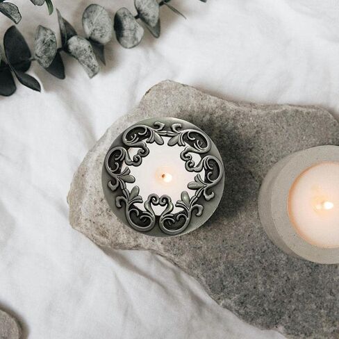 Candle Lid Topper Zinc Alloy Candle Accessories Candle Shade Candle Sleeve Helps Candles Evenly Suitable for Home Room Bedroom in Saudi Arabia