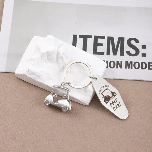 Golf Cart Keychain Golf Gifts Keychains for Men Women Keys To The Golfs Cart Accessories Retro Motel Golfs Carts Key Chain Retro Metal Keychains Gifts for Golfes Lovers Players in Kuwait