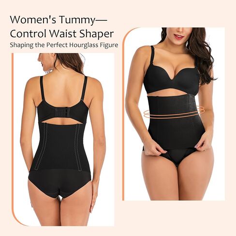 Women's Waist Cincher Shaper Tummy Control Shaper Seamless Waist Cincher Tummy Tuck Waist Belt in Saudi Arabia