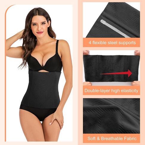 Women's Waist Cincher Shaper Tummy Control Shaper Seamless Waist Cincher Tummy Tuck Waist Belt in Saudi Arabia