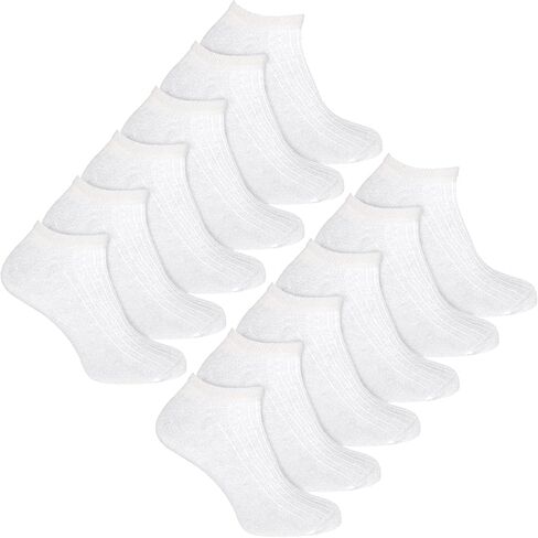 Kids 100% Cotton Ankle Socks | Sock Snob | Girls & Boys No Show Trainer Socks in Saudi Arabia