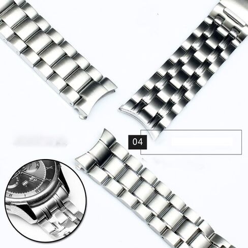 hooson Men's Steel Watch Strap For Omega Seamaster 300 Speedmaster 600 Ocean's Heart Watchband in Kuwait