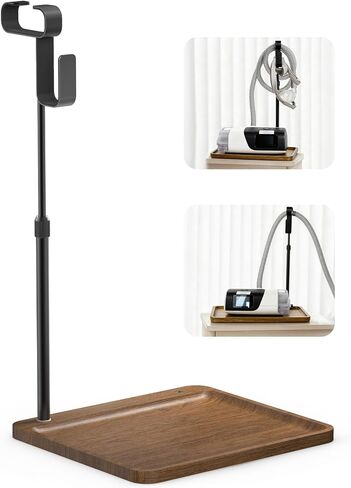 CPAP Hose Holder, Bedside CPAP Hose Hanger with Adjustable Height and Angle Hook for CPAP Mask & Hose, Retractable Holder Keep CPAP Accessories Tidy, Enhances Sleep Quality in Kuwait