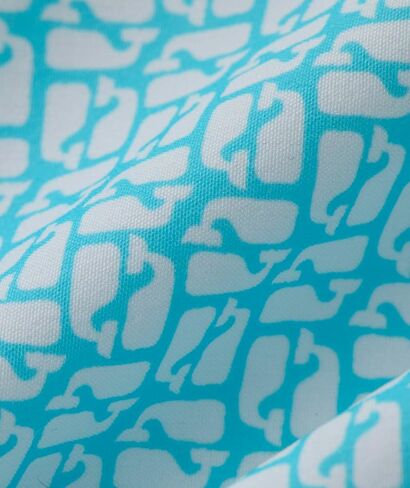 vineyard vines Boys' Printed Piped Chappy Swim Trunks, Puzzle Turq, M in Kuwait