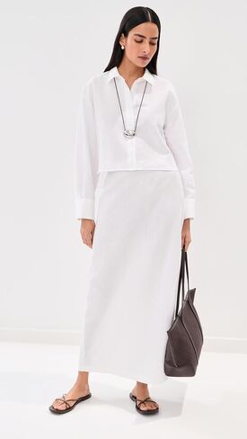 LE BOP Women's Vanessa Linen Maxi Skirt in Kuwait