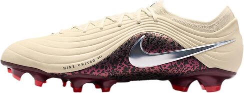 Nike United Timpo Maestro Elite Natural Turf Low Top Cleats Football Boots (Paisle/Burgundy Crush/Metallic Silver) in Kuwait