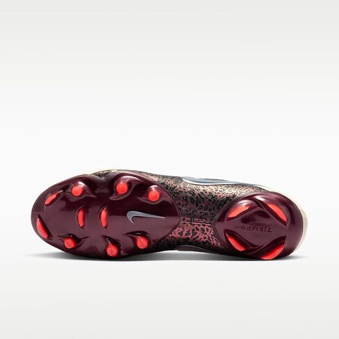 Nike United Timpo Maestro Elite Natural Turf Low Top Cleats Football Boots (Paisle/Burgundy Crush/Metallic Silver) in Kuwait