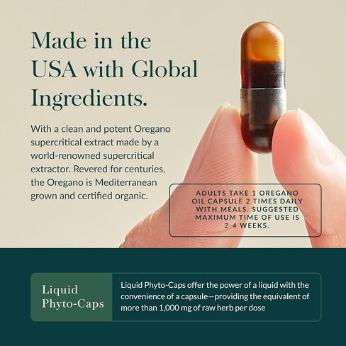 Gaia Herbs Oil of Oregano Immune & Antioxidant Support*, 60 Vegan Liquid Phyto-Caps Black Seed Oil Lung, Respiratory & Antioxidant Support*, 60 Vegan Liquid Phyto-Caps -Bundle (Pack of 2) in Saudi Arabia