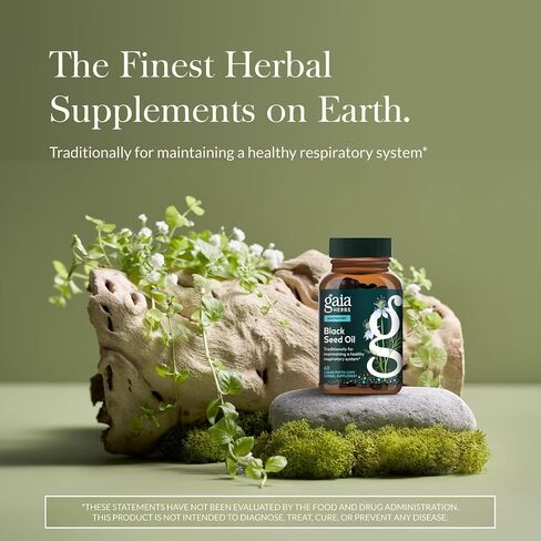 Gaia Herbs Oil of Oregano Immune & Antioxidant Support*, 60 Vegan Liquid Phyto-Caps Black Seed Oil Lung, Respiratory & Antioxidant Support*, 60 Vegan Liquid Phyto-Caps -Bundle (Pack of 2) in Saudi Arabia