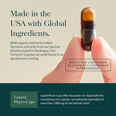 Gaia Herbs Oil of Oregano Immune & Antioxidant Support*, 60 Vegan Liquid Phyto-Caps Black Seed Oil Lung, Respiratory & Antioxidant Support*, 60 Vegan Liquid Phyto-Caps -Bundle (Pack of 2) in Saudi Arabia