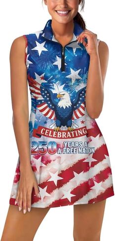 American Design Golf Dress Tennis Outfits for Women, Tennis Golf Dresses with Built in Shorts and Pockets in Saudi Arabia