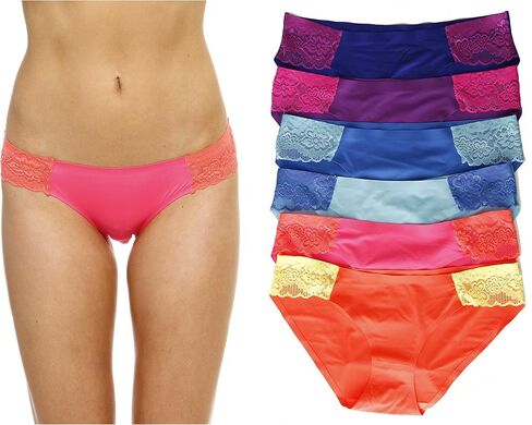 Just Intimates Bikini Underwear Panties for Women (Pack of 6) in Saudi Arabia