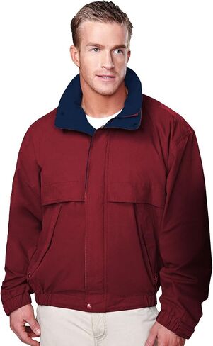 AFC Men's Poplin Jacket Concealed Hood Water Resistant Coat Big & Tall Sizes in Kuwait