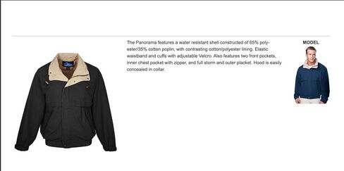 AFC Men's Poplin Jacket Concealed Hood Water Resistant Coat Big & Tall Sizes in Kuwait