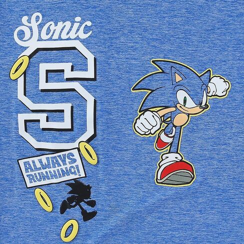 SEGA Sonic the Hedgehog Boys Short Sleeve T-Shirt and Short Set for Toddler and Big Kids in Kuwait