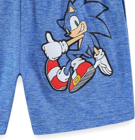 SEGA Sonic the Hedgehog Boys Short Sleeve T-Shirt and Short Set for Toddler and Big Kids in Kuwait