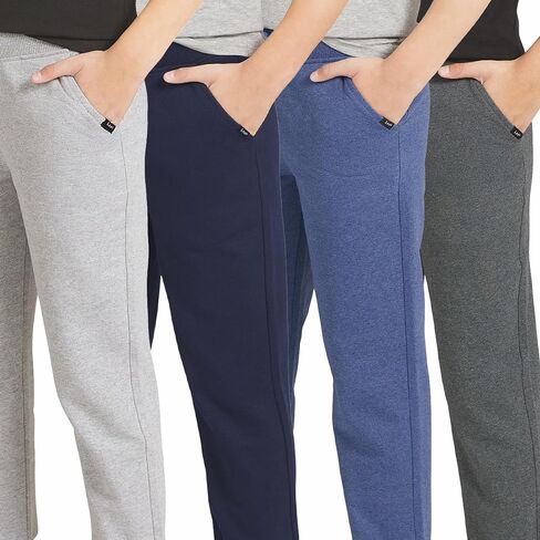 Lee Boys' 4 Pack Jogger Pants Midweight Soft Fleece Sweatpants for Kids in Kuwait
