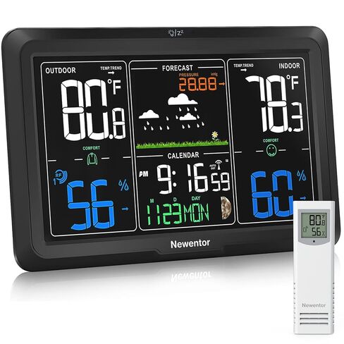 Newentor Comprehensive Weather Monitoring, Atomic Clock with WWVB in Saudi Arabia