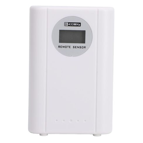 Naroote LCD Weather Clock, Indoor Outdoor Temperature Humidity Monitor with 24 Hour Weather Forecast Wave Time Setting 8 Languages Week Display, Ideal for Home Office Garage Storage Room in Kuwait