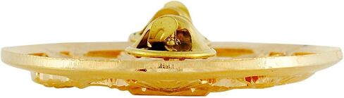 مؤسسة ميداليات أمريكا. شارة قبعة للمجندين بالجيش لعام 1976 بلمسة نهائية ذهبية كاملة الحجم in Kuwait