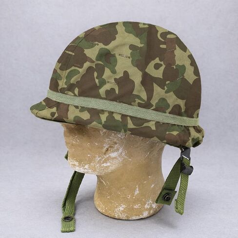 غطاء خوذة المحيط الهادئ WW2 - مناسب لغطاء مموه لخوذة YBR M1، سبلينتر ذو وجهين، USMC الحرب العالمية الثانية، نسخة طبق الأصل من جندي الجيش الأمريكي لحرب فيتنام in Kuwait