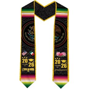 Mexican Totem Graduation Stole Sash 2026 Graduation Stole Mexican American Sash in Kuwait