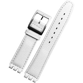 Leather Watch Strap For Swatch SYXS106/115/116 Cowhide Watch Chain For Women, 17mm Wacth Band in Saudi Arabia