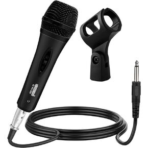 5 CORE Microphone Dynamic Vocal Handheld Mic Cardioid Unidirectional Microfono w On Off Switch + XLR Audio Cable for Singing PM 816 in Kuwait