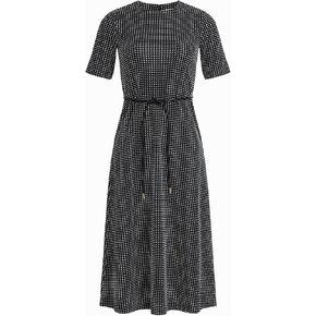 Anne Klein Women's Elbow Length Jacquard Midi Dress in Kuwait