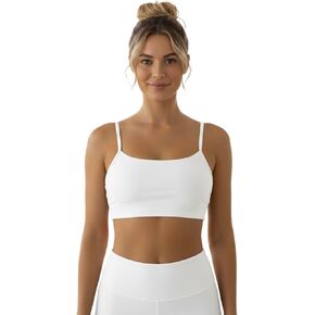 Women's Cotton Padded Yoga Bra with Removable Pads Adjustable Strips High Stretch Sport Bra Athletic Gym Workout in Saudi Arabia