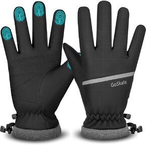 Winter Gloves Men Women,Waterproof Windproof Touchscreen Thermal for Cold Weather Outdoor Running Cycling Hiking in Saudi Arabia