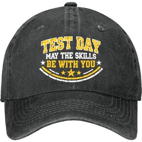 Test-Day May The Skills Be with You Hats for Men Classic Washed Distressed in Kuwait