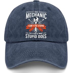 I’m A Mechanic I Can’t Fix Stupid Hats for Men Aesthetic Washed Distressed in Kuwait