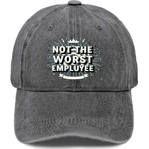 Funny Not The Employee Sarcastic Work. Hats for Women Vintage Washed Distressed in Kuwait
