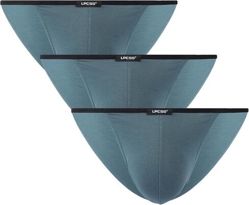 Men's Bikini Briefs, Low-Waist Underwear, Modal, Breathable, Single-Layer Crotch, Comfortable, No Side Seam E613 in Saudi Arabia