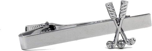 Golf Symbol Silver Pair of Cufflinks & Tie Bar Clip in Kuwait