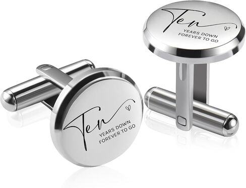 10 Year Wedding Gift for Him Husband Anniversary, Tin or Aluminum 10th Marriage Anniversario Gift for Men in Saudi Arabia