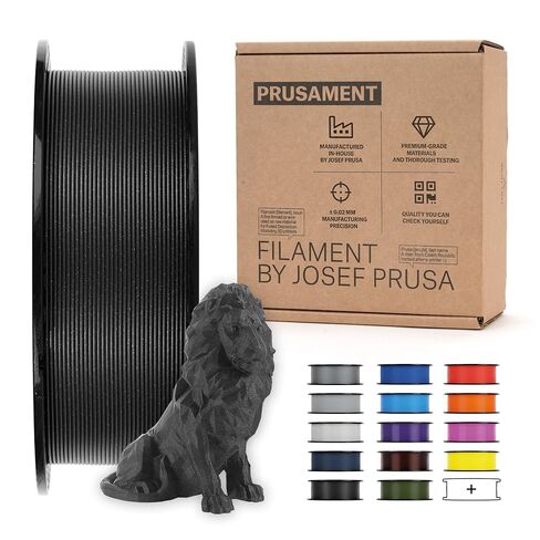 Prusament Prusa Galaxy Black, PLA Filament 1.75mm 1kg Spool (2.2 lbs), Diameter Tolerance +/- 0.02mm in Saudi Arabia