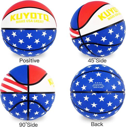 KUYOTQ Kids Toddler Youth Adult Size 3/4/5/6/7 Basketball 22/25.5/27.5/28.5/29.5" Thickened Rubber or Faux Leather Indoor Outdoor Basketball for Boys Girls Womens Mens Basket Ball Gifts in Kuwait