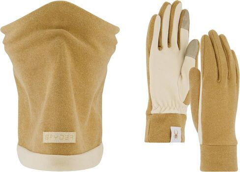 Spyder Women's Two Piece Set - Reversible Neck Gaitor and Gloves in Kuwait