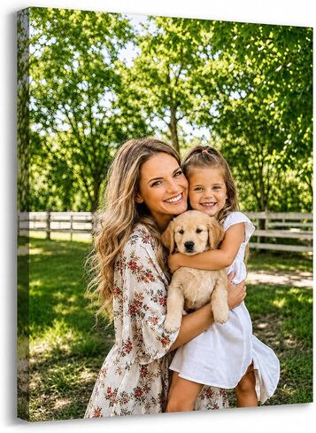 Ssedltbc Canvas Prints with Your Photos Custom Canvas Wall Art Ideal for Home Decor Gifts Keepsakes Framed Multiple Size Options (Vertical) in Saudi Arabia