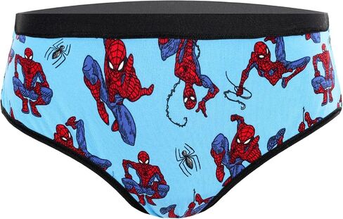 Marvel Spiderman Underwear Women - MeUndies Apparel Set Hipster Underwear Panties for Teens, Women Plus Bookmark in Kuwait