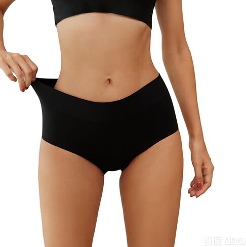 Seamless Underwear Women Pack High Waisted Underwear No Show Bikini Panties Invisible Hipster 4-Pack in Kuwait