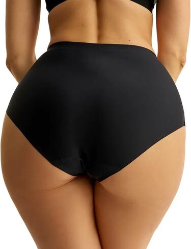 Seamless Underwear Women Pack High Waisted Underwear No Show Bikini Panties Invisible Hipster 4-Pack in Kuwait