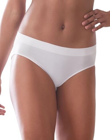 Bali Women's Comfort Revolution Microfiber Hipster Panty- 3Pack DFAK90 8/9 White/Nude/Light Beige in Kuwait