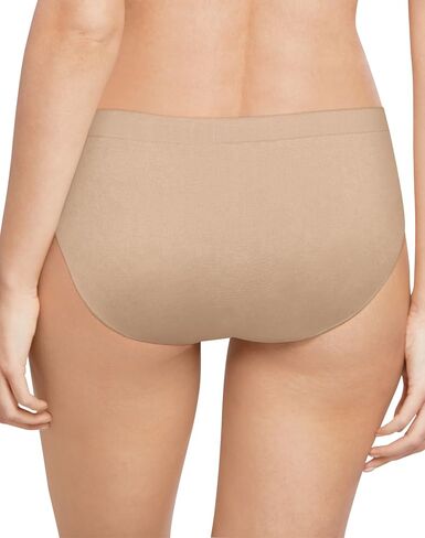 Bali Women's Comfort Revolution Microfiber Hipster Panty- 3Pack DFAK90 8/9 White/Nude/Light Beige in Kuwait